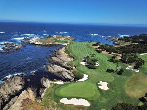 Cypress Point 17th Reverse Drone